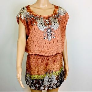 Mini Printed Design Dress